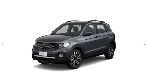 VOLKSWAGEN T-CROSS 1.0 200 TSI TOTAL FLEX COMFORTLINE AUTOMÁTICO